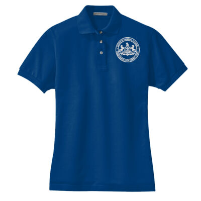 Port Authority Ladies Heavyweight Cotton Pique Polo Thumbnail
