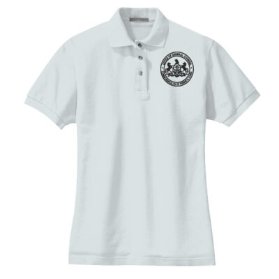 Port Authority Ladies Heavyweight Cotton Pique Polo Thumbnail