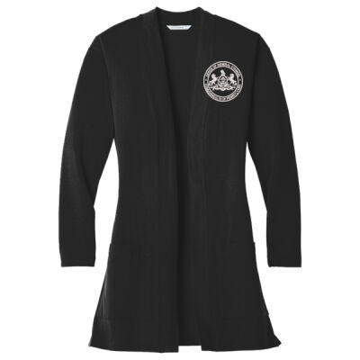 Port Authority Ladies Concept Long Pocket Cardigan Thumbnail